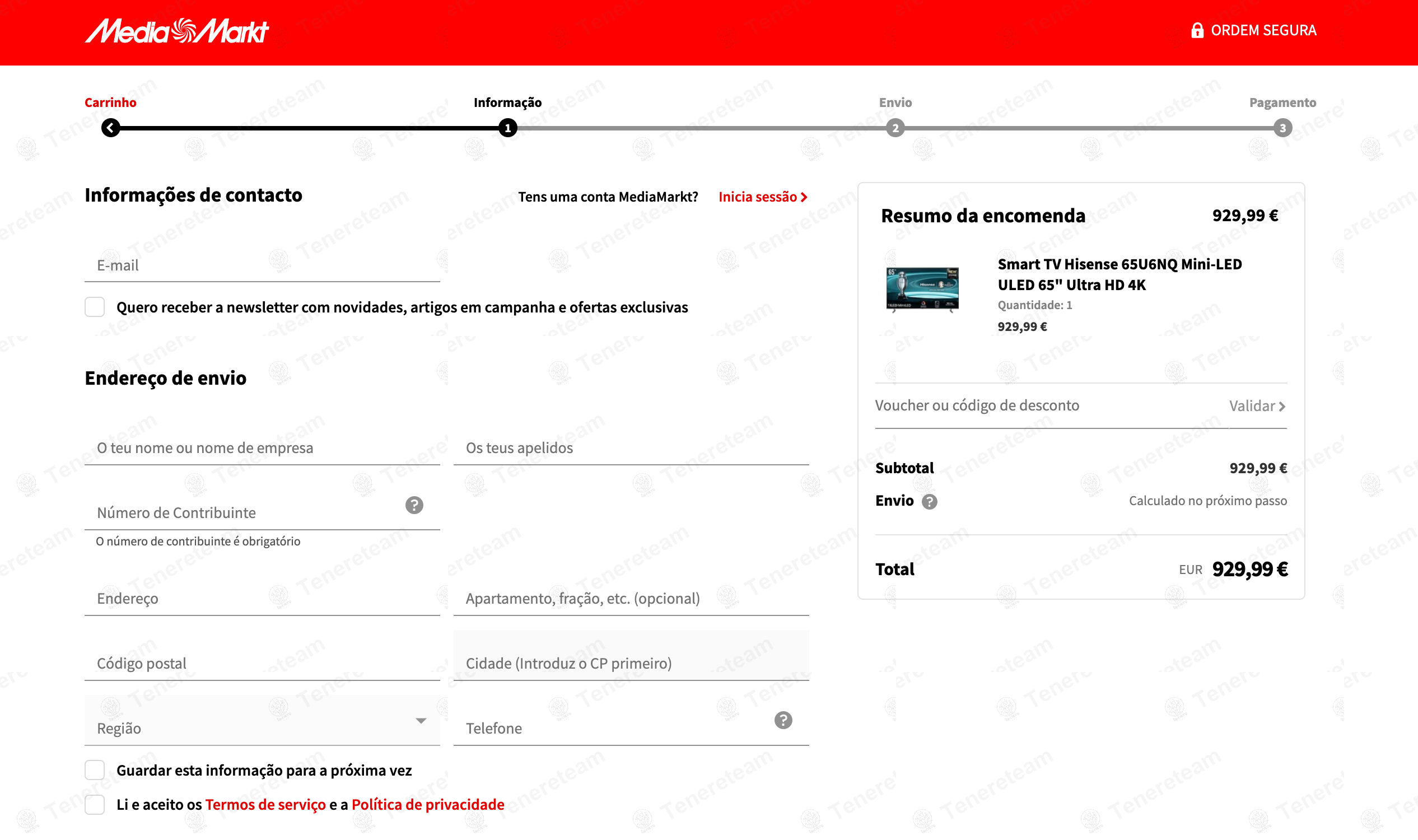 Mediamarkt Portugal apply coupon code
