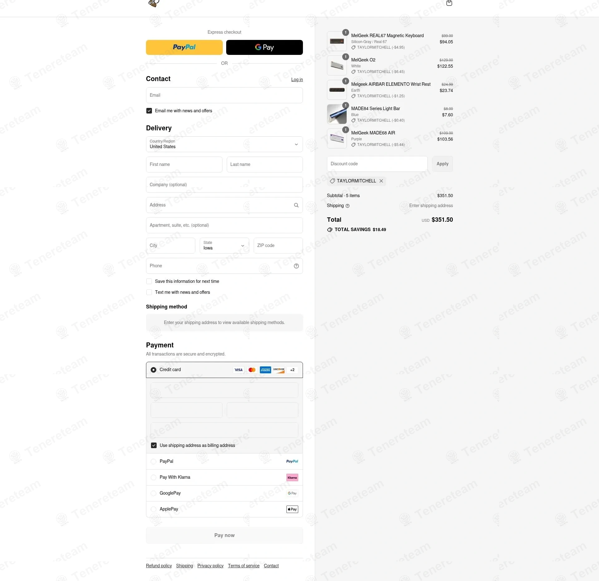 MelGeek apply coupon code