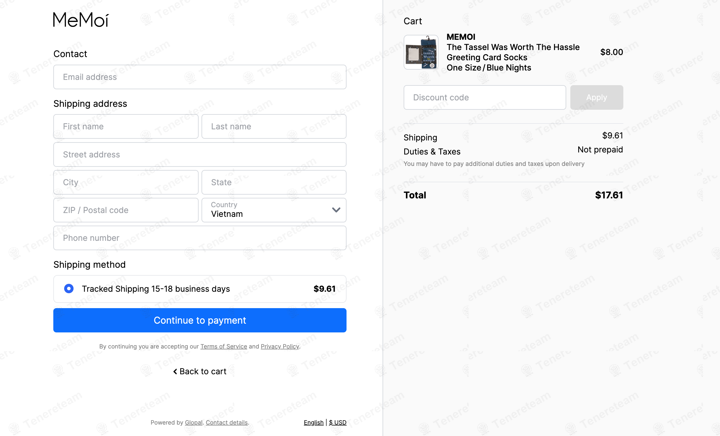 MeMoi apply coupon code