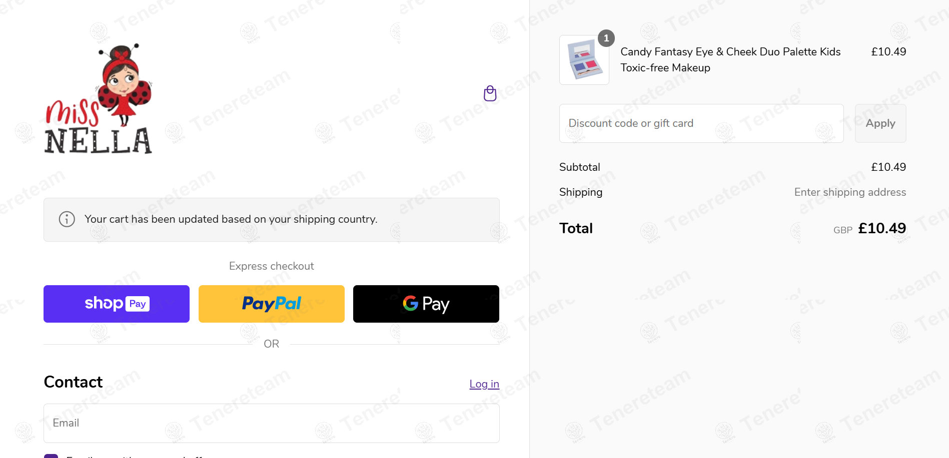 Miss Nella apply coupon code
