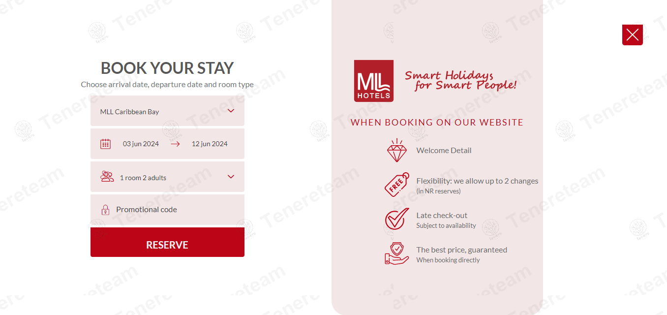 MLL Hotels apply coupon code