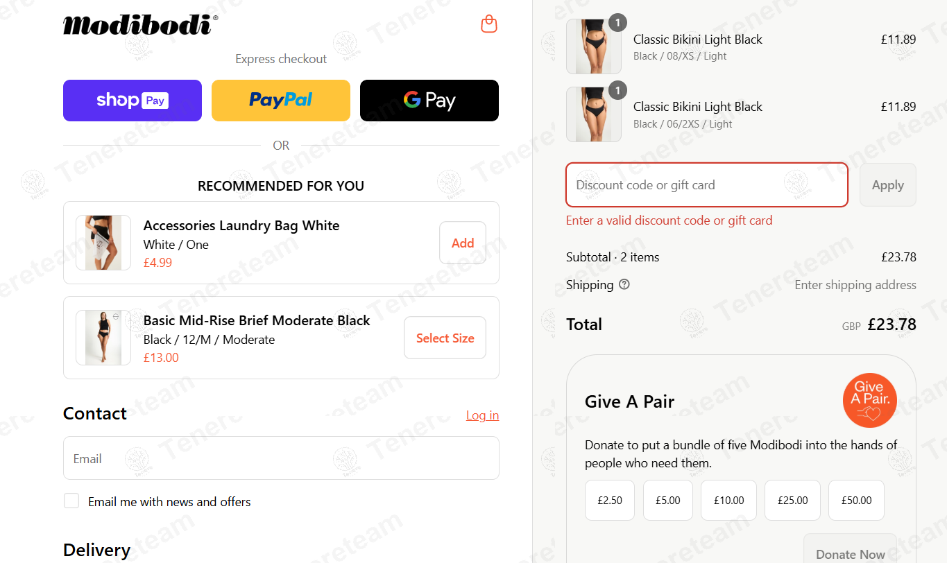 Modibodi Uk apply coupon code