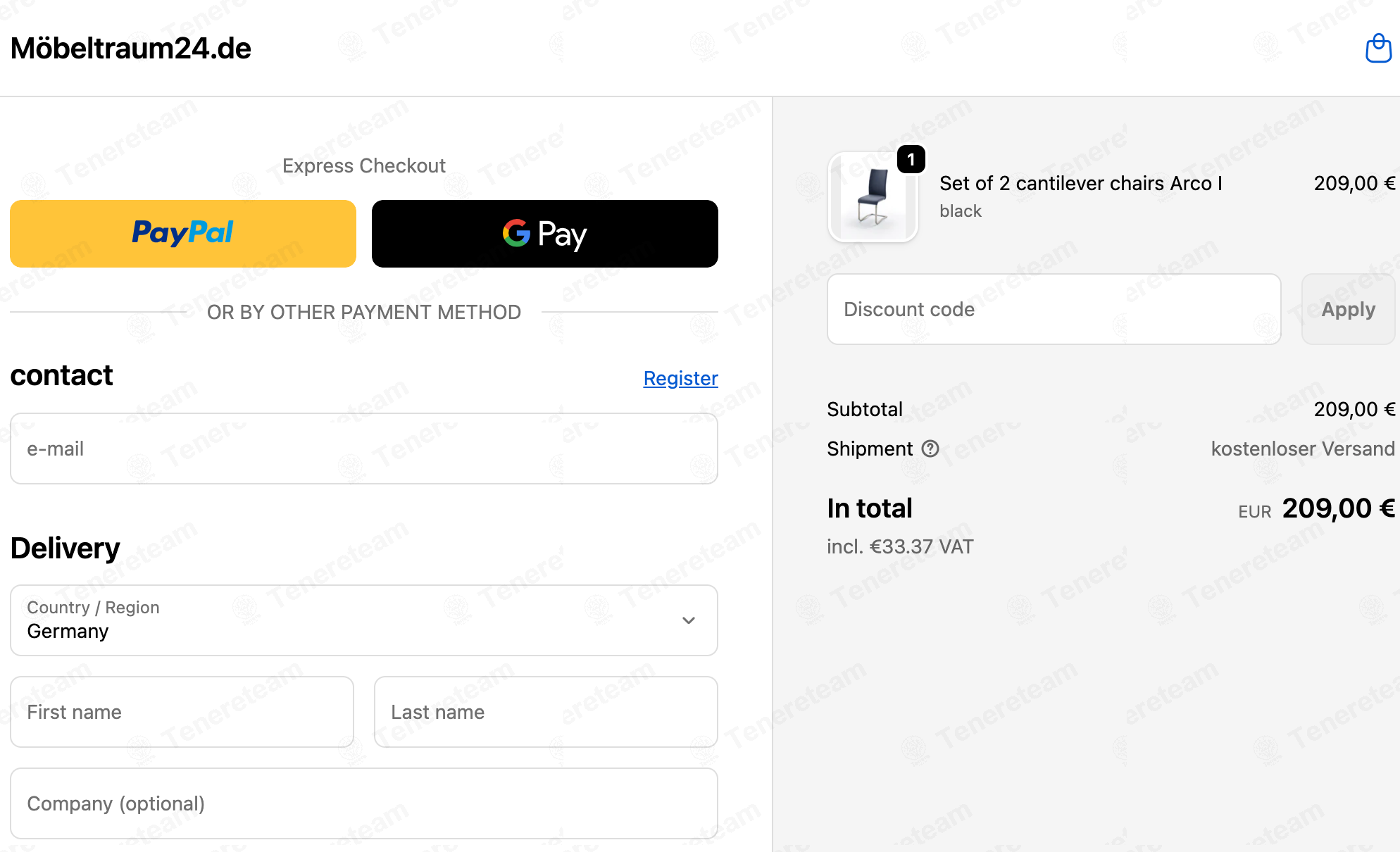 Möbeltraum24 apply coupon code
