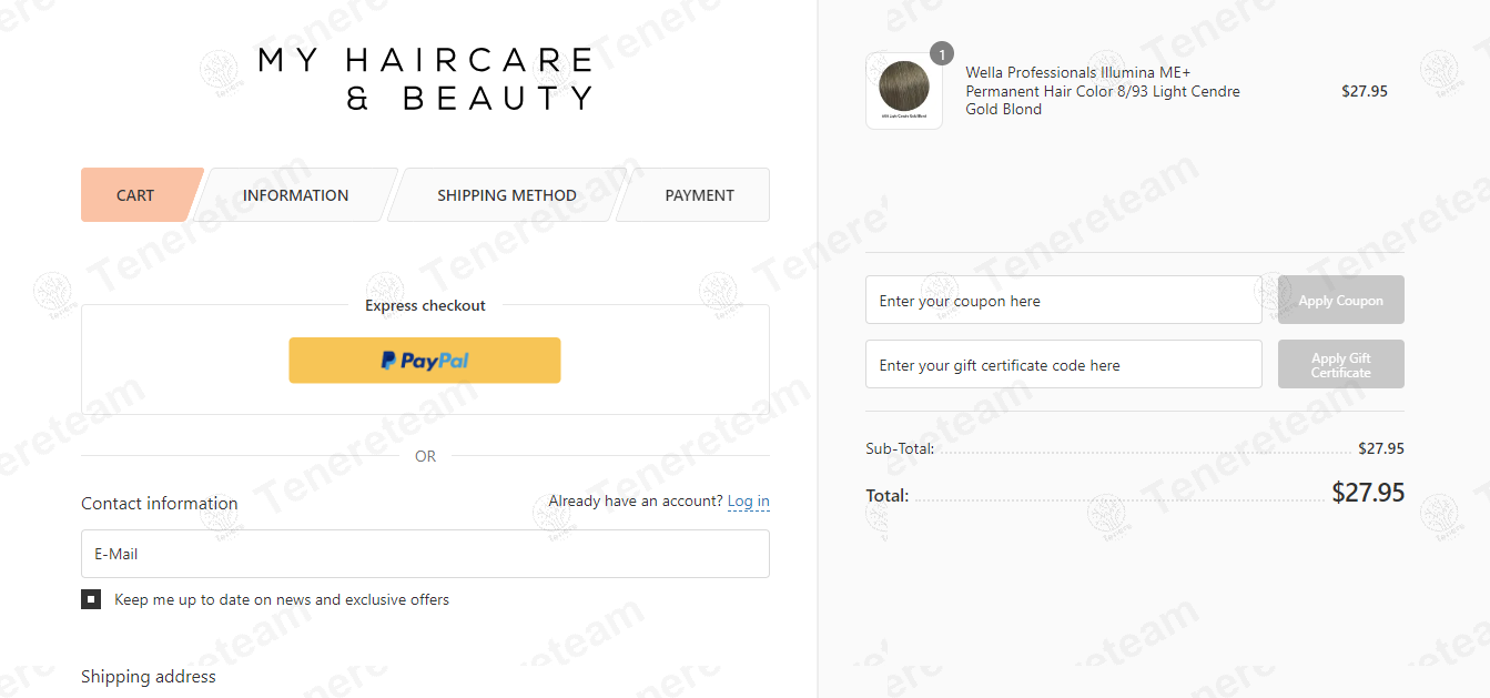 My Haircare AU apply coupon code
