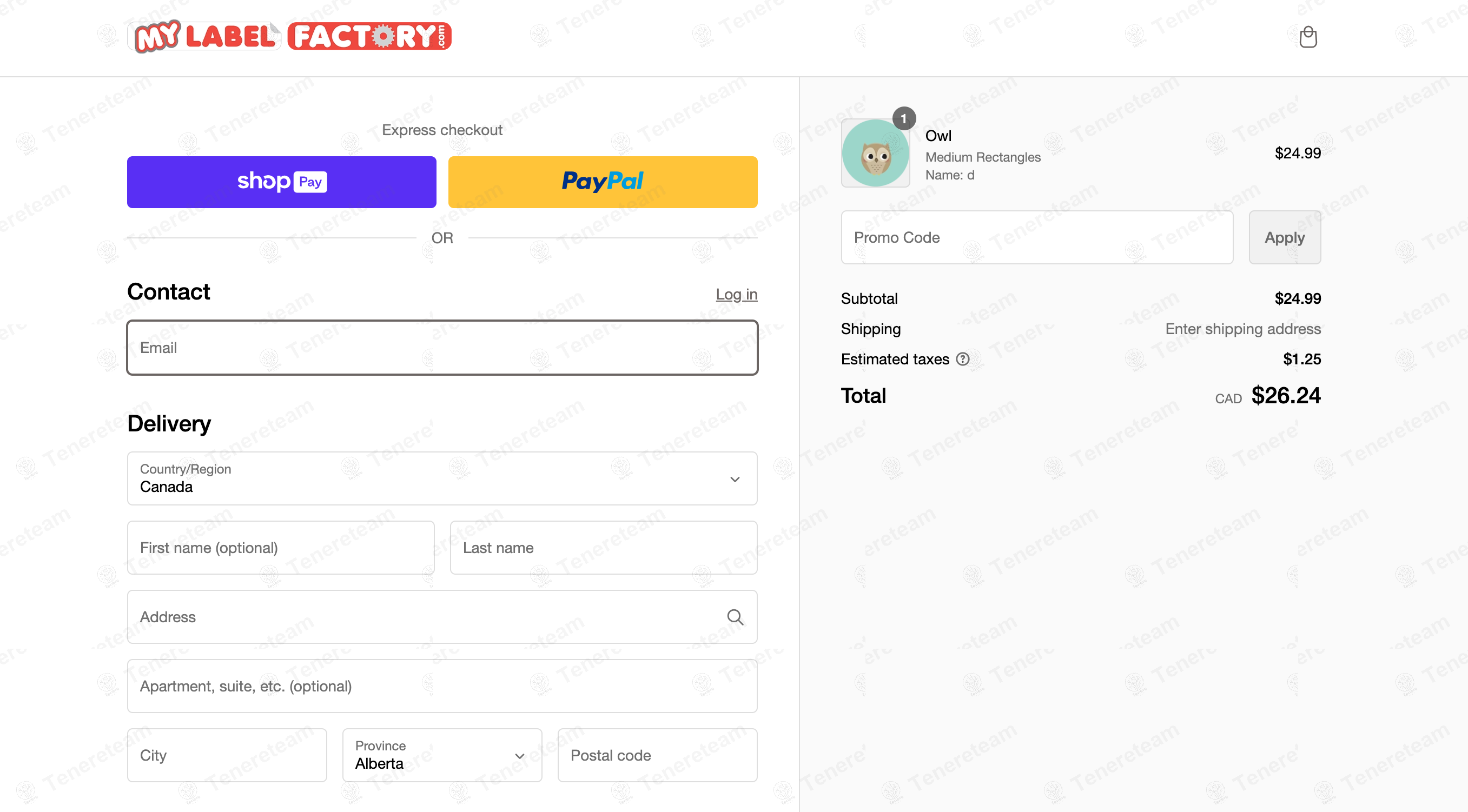MyLabelFactory.com apply coupon code