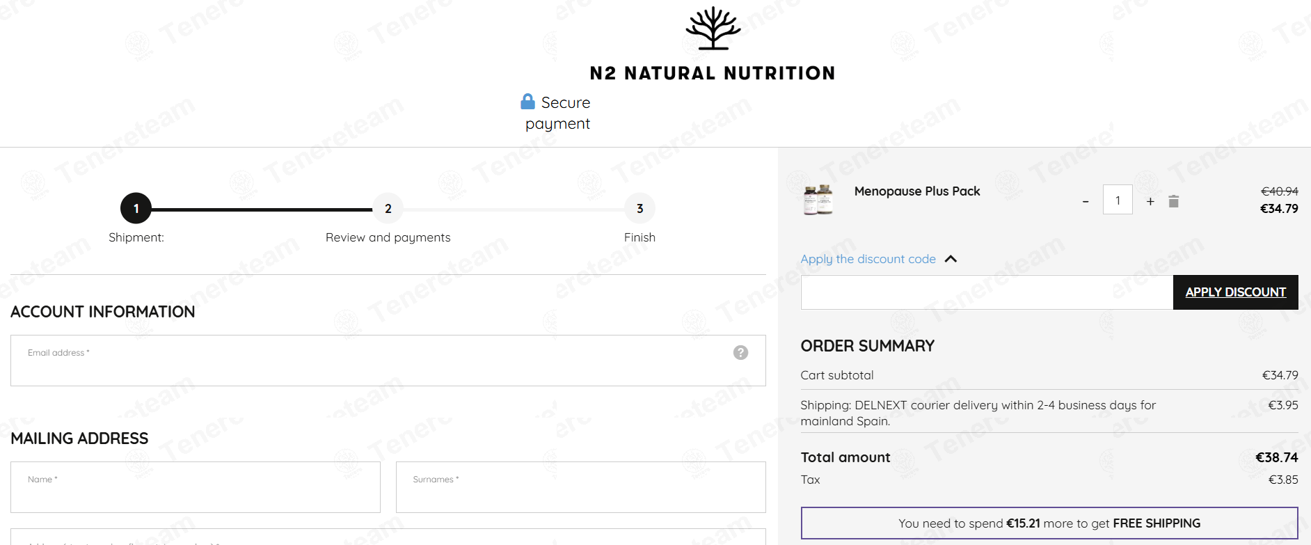 N2 Natural Nutrition apply coupon code