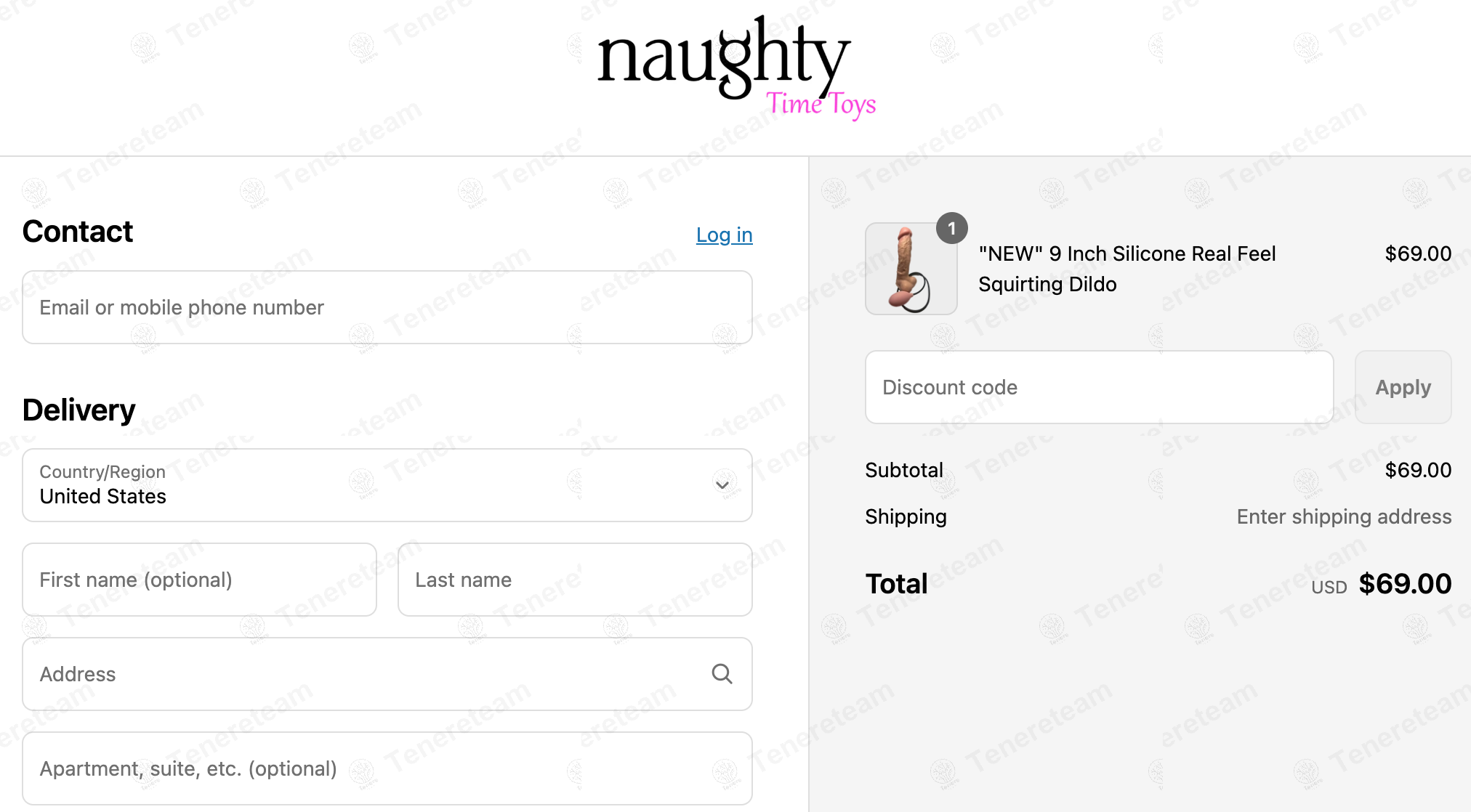 Naughty Time Toys apply coupon code