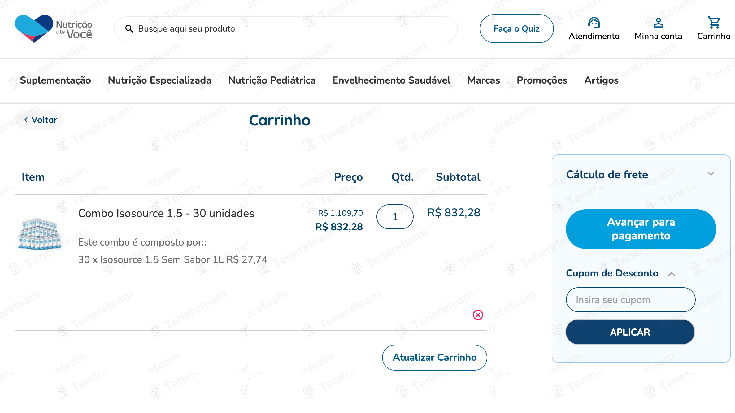Nutricao Ate Voce BR apply coupon code