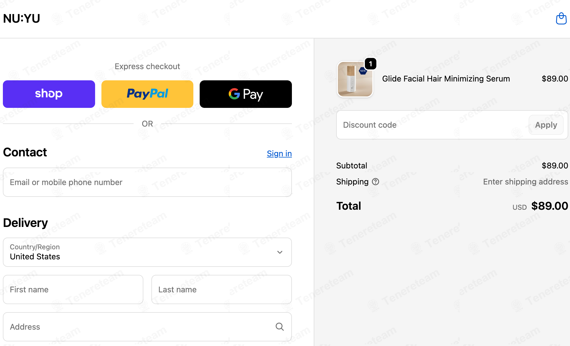 Nuyu Beauty apply coupon code
