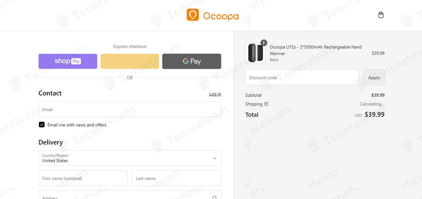 Ocoopa apply coupon code
