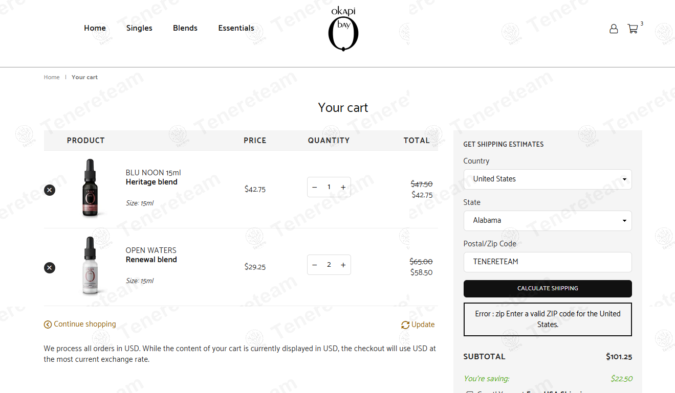 Okapi Bay apply coupon code