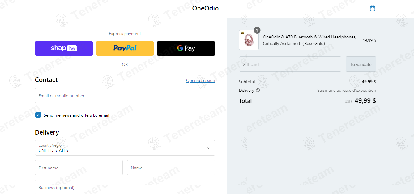 OneOdio apply coupon code