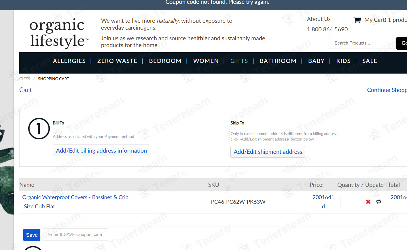Organic Lifestyle apply coupon code