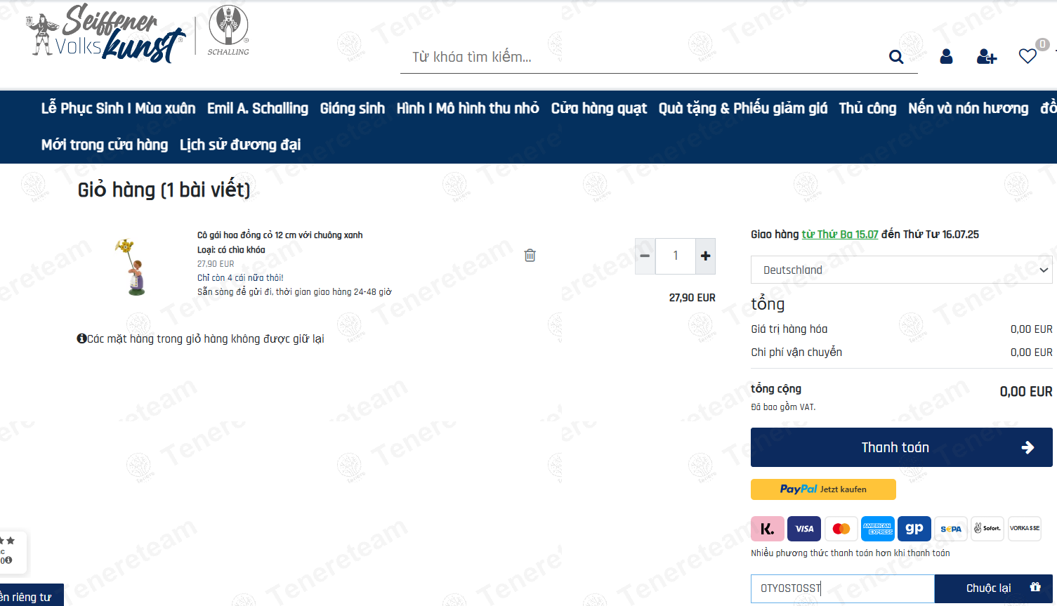 Original Seiffener Volkskunst DE apply coupon code