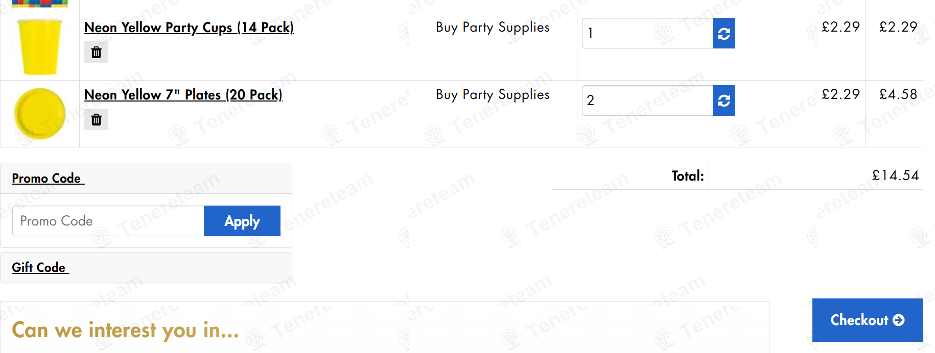 Party Chest UK apply coupon code