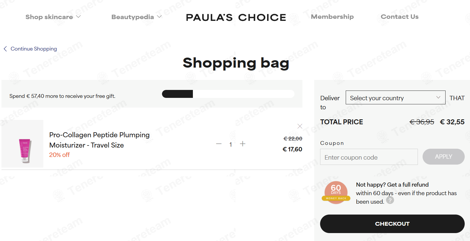 Paula's Choice EU apply coupon code