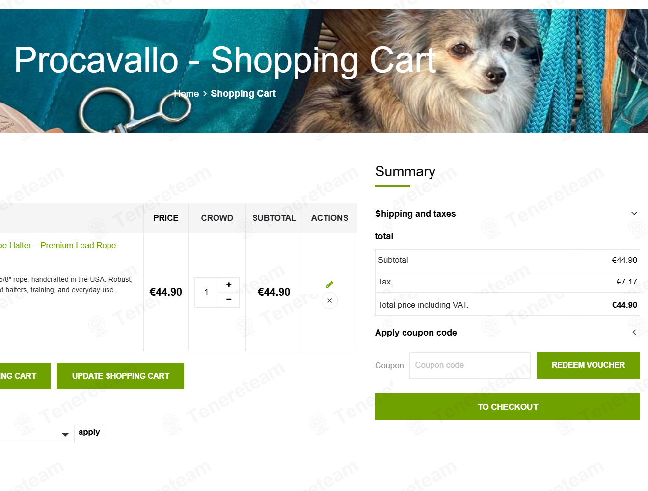 Pro Cavallo DE apply coupon code