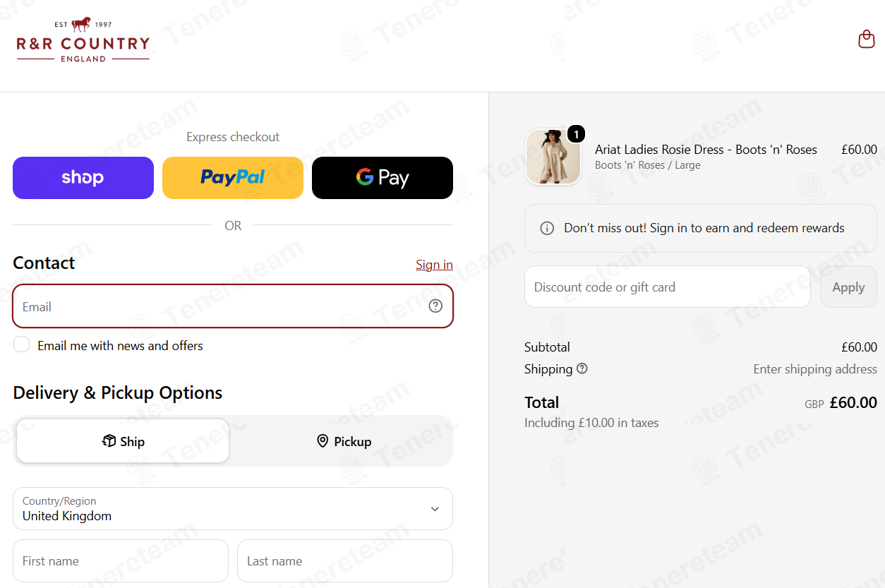 R And R Country apply coupon code