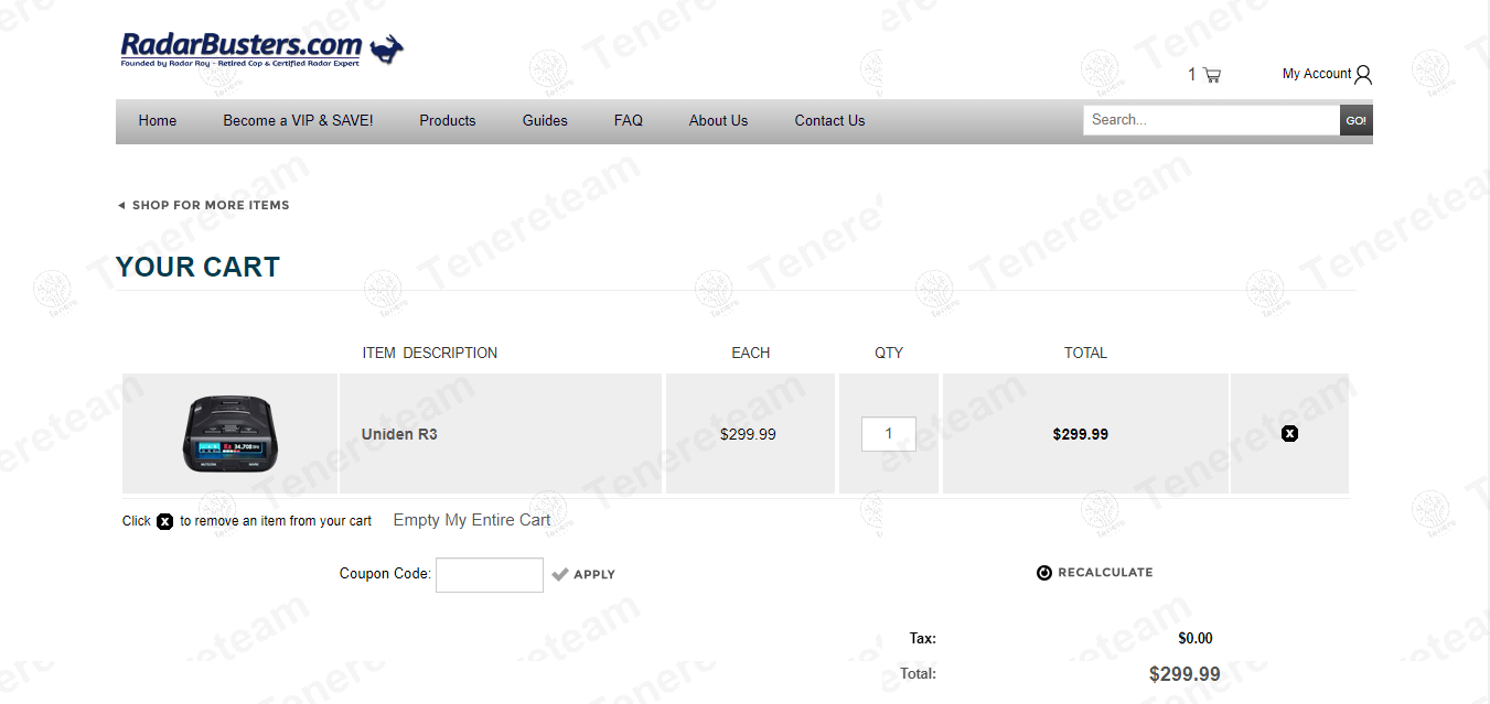 RadarBusters apply coupon code
