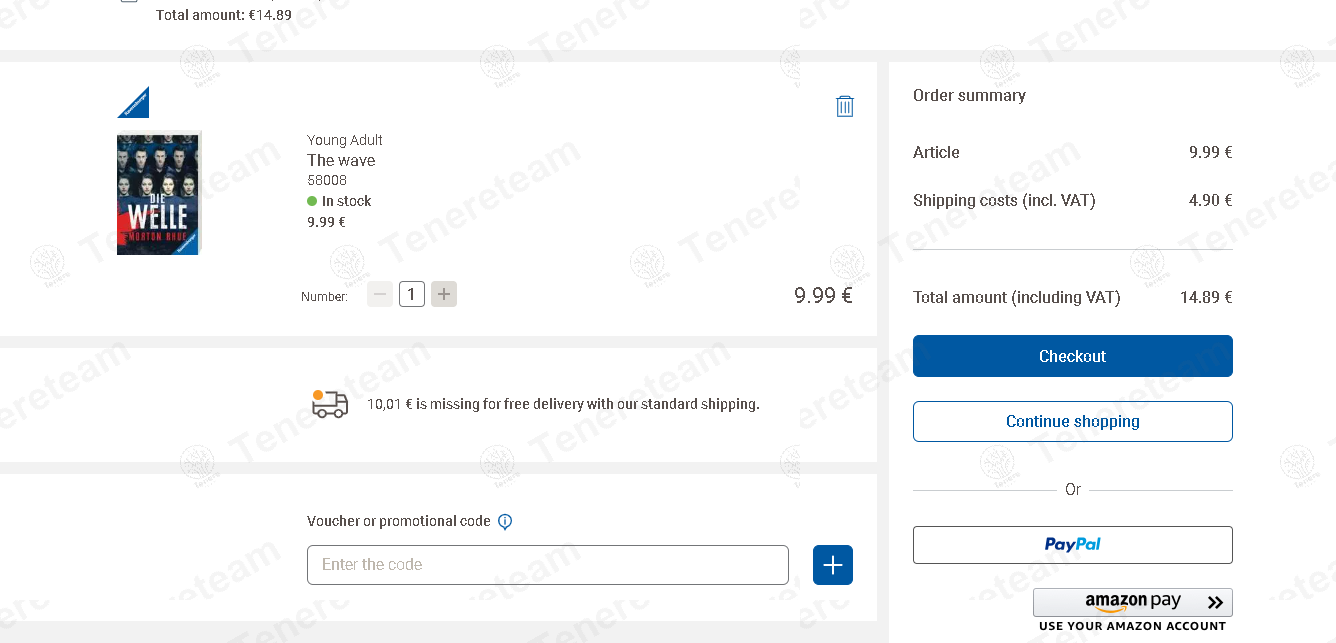 Ravensburger DE apply coupon code