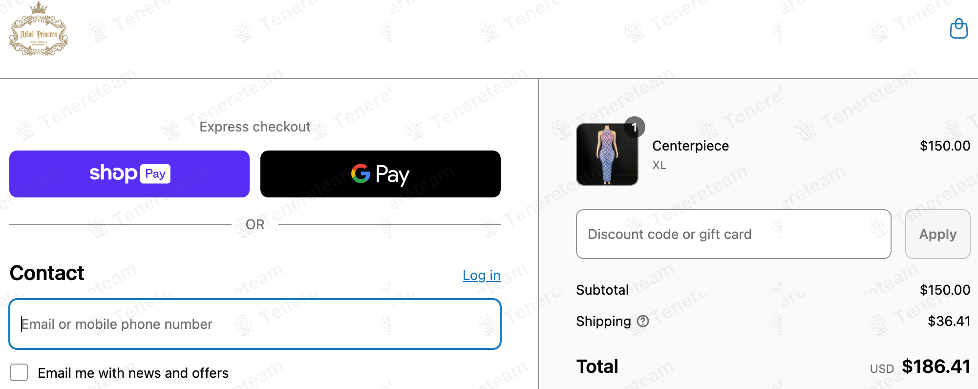 Rebel Princess Boutique apply coupon code