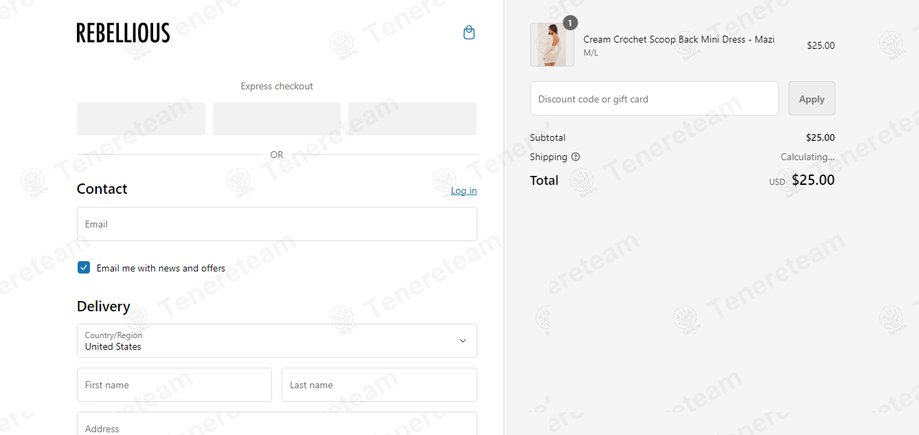 Rebellious Fashion apply coupon code