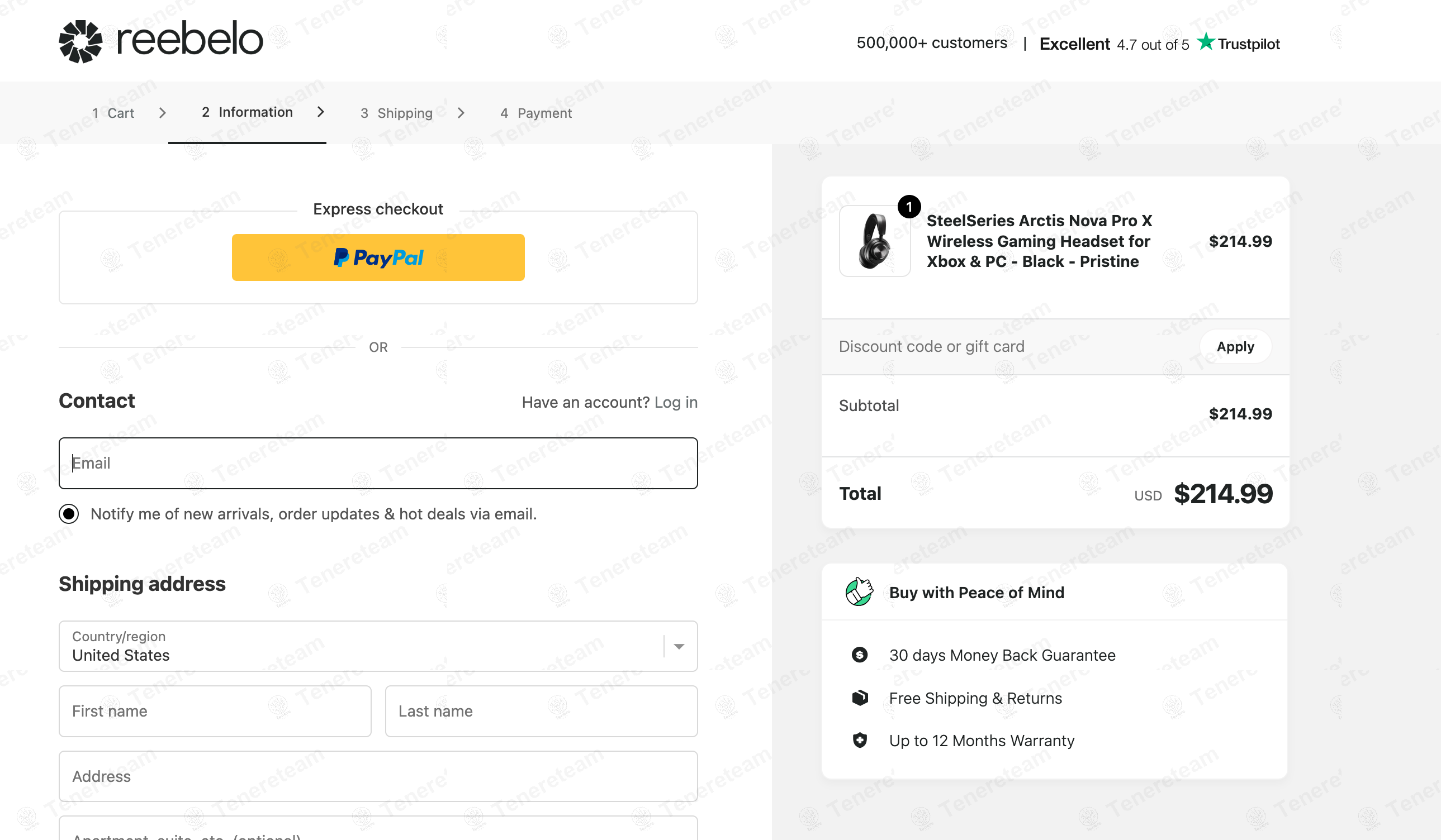 Reebelo apply coupon code