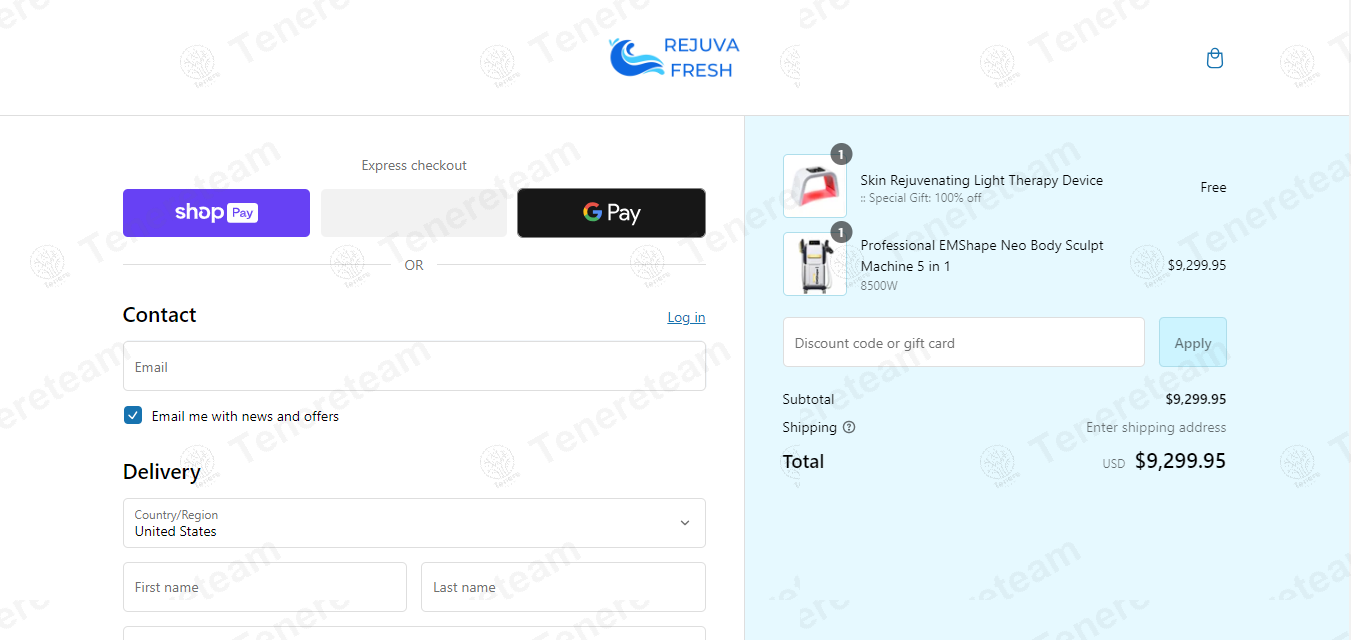Rejuva Fresh apply coupon code