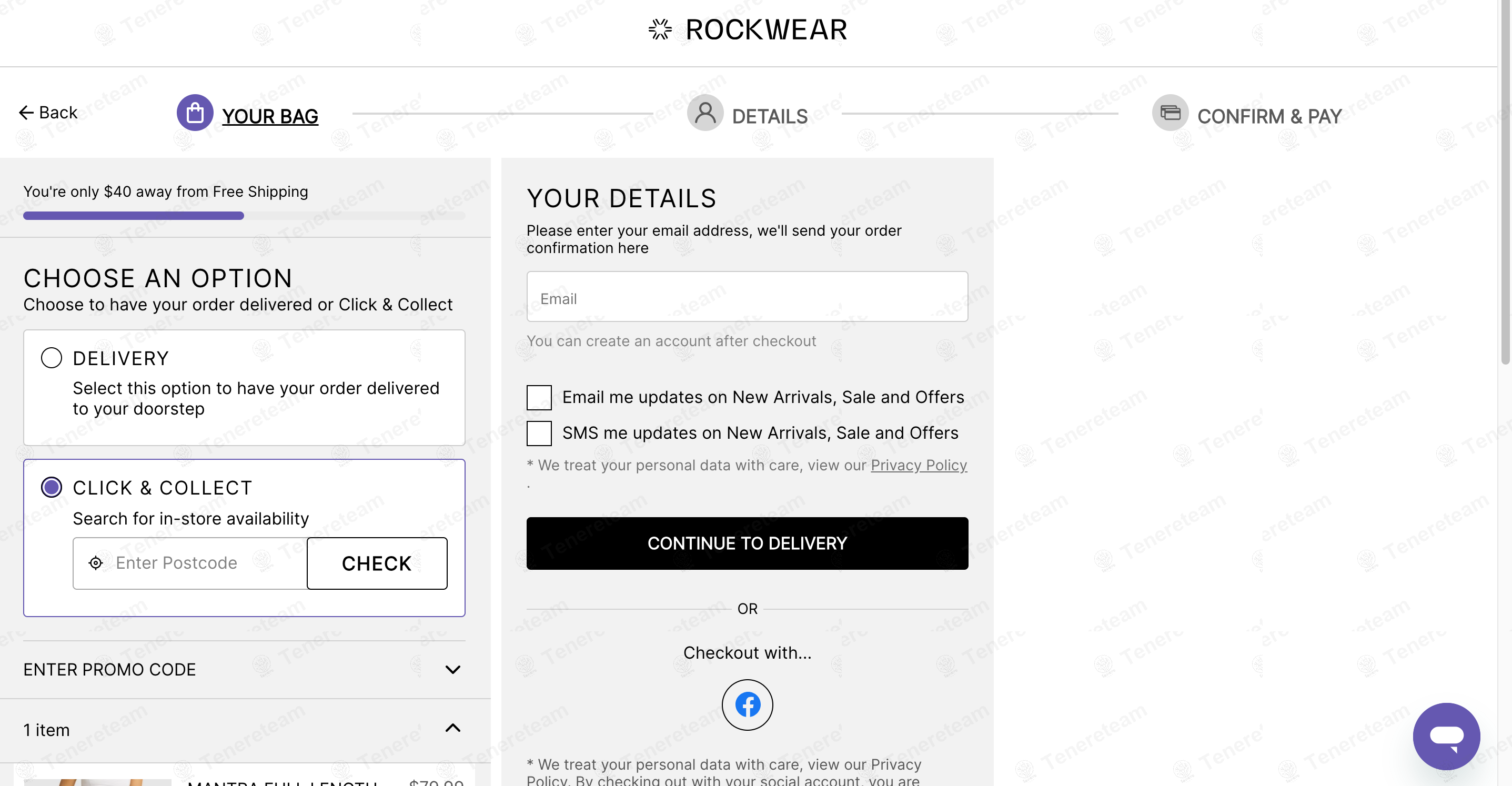 Rockwear Australia apply coupon code