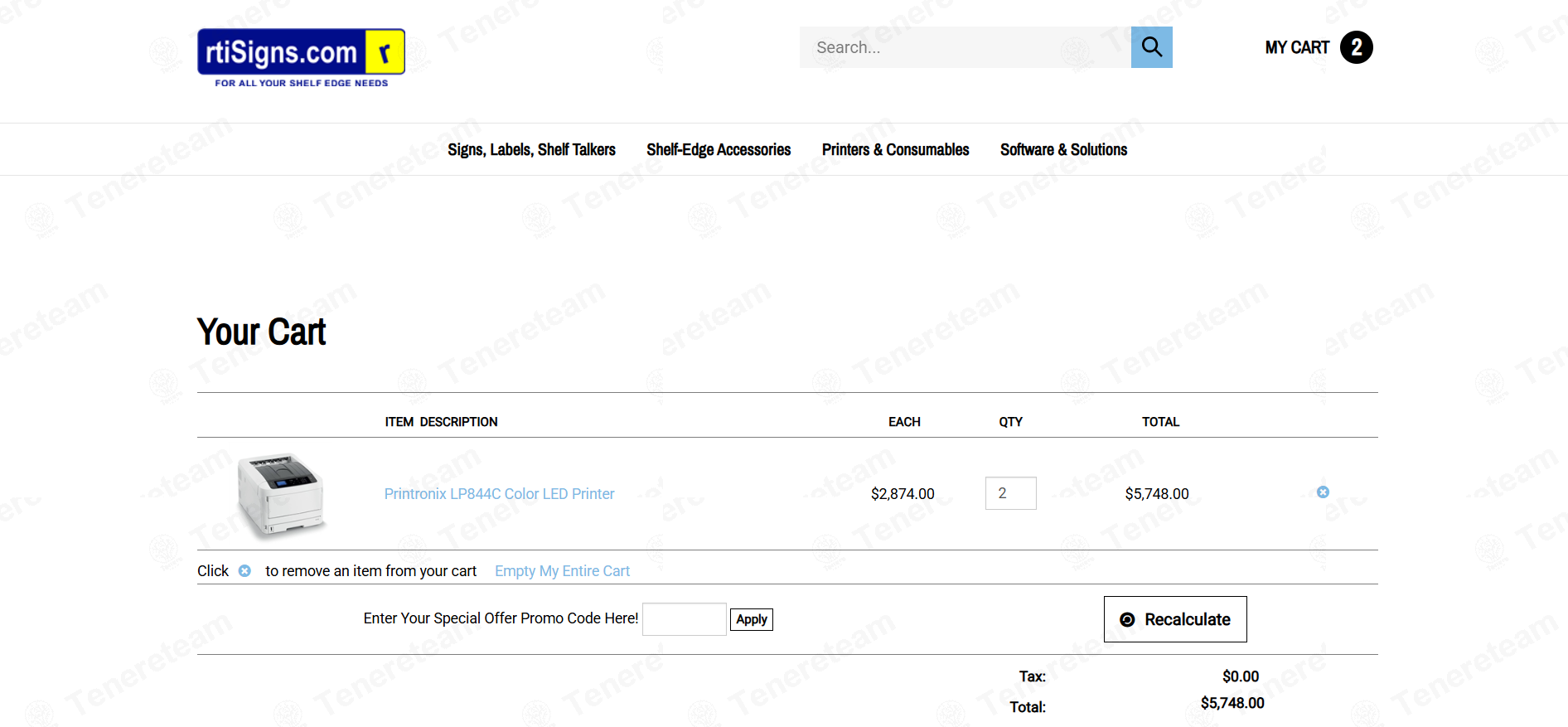 RtiSigns apply coupon code