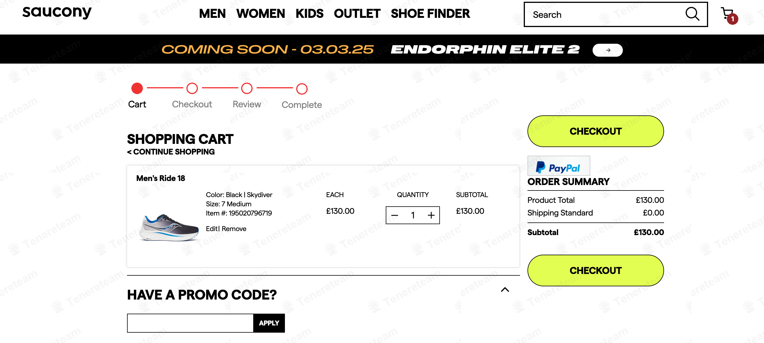 Saucony UK apply coupon code