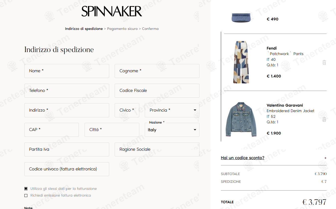 Spinnaker Boutique apply coupon code