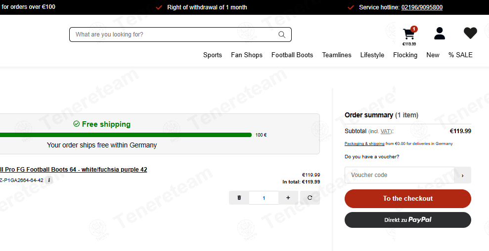 Sportdeal24 DE apply coupon code