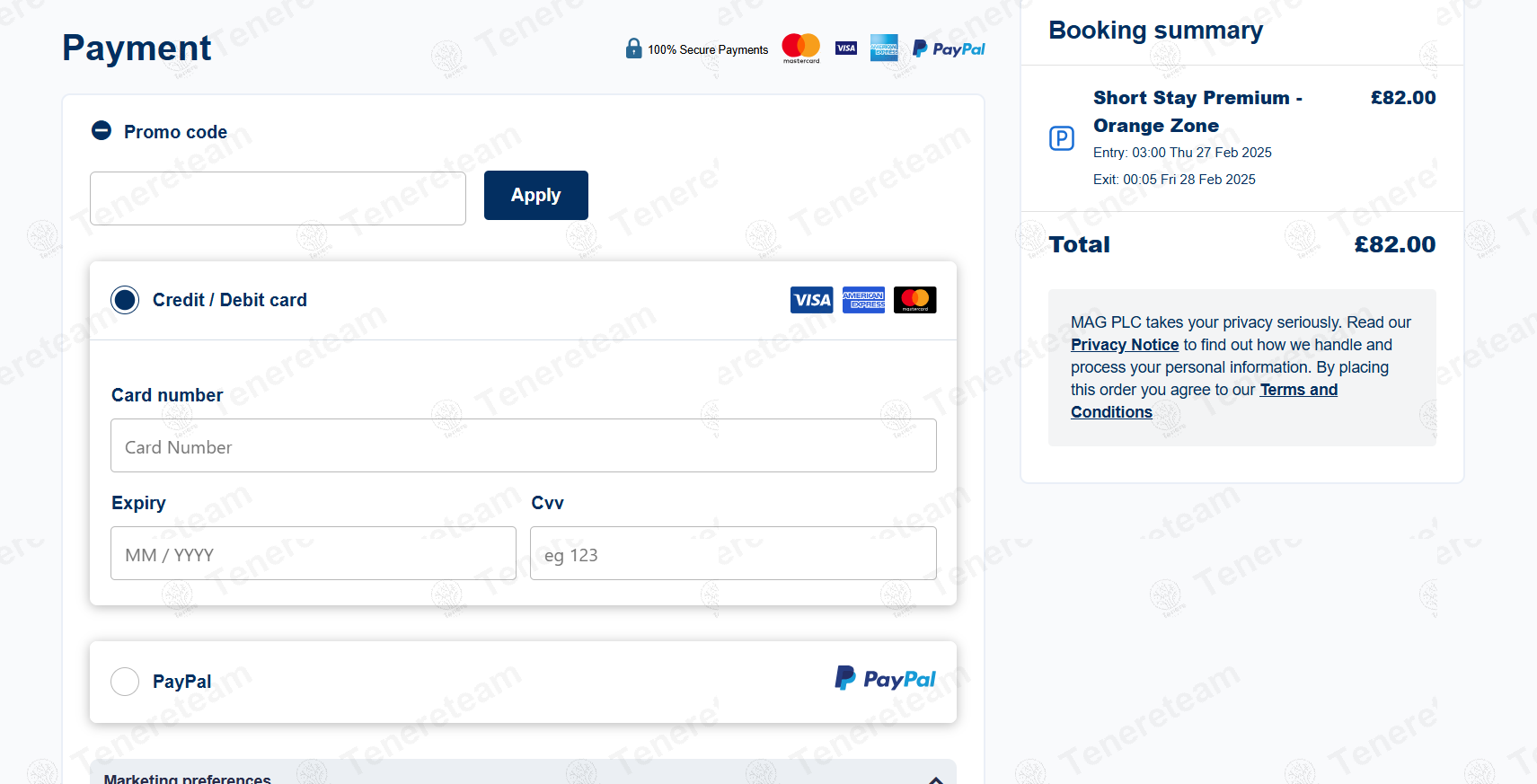 Stansted Airport Parking apply coupon code