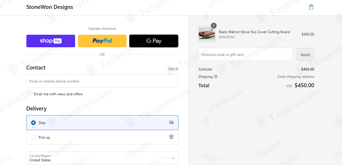 StoneWon Designs apply coupon code