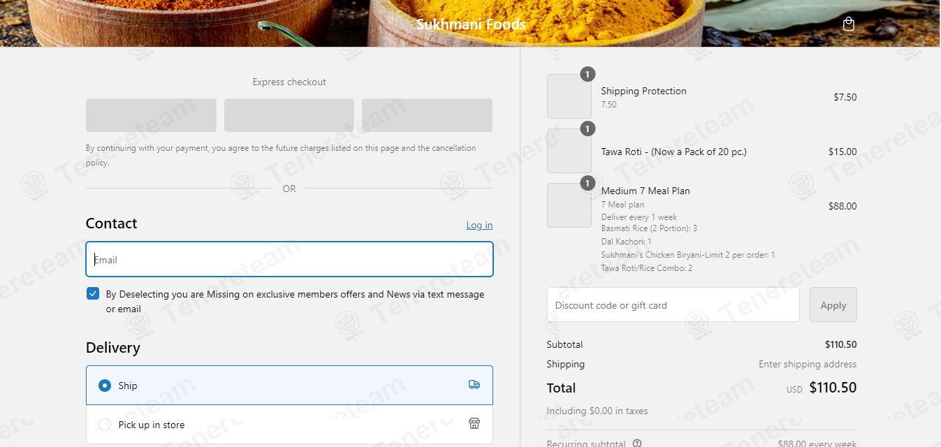 Sukhmani Foods apply coupon code