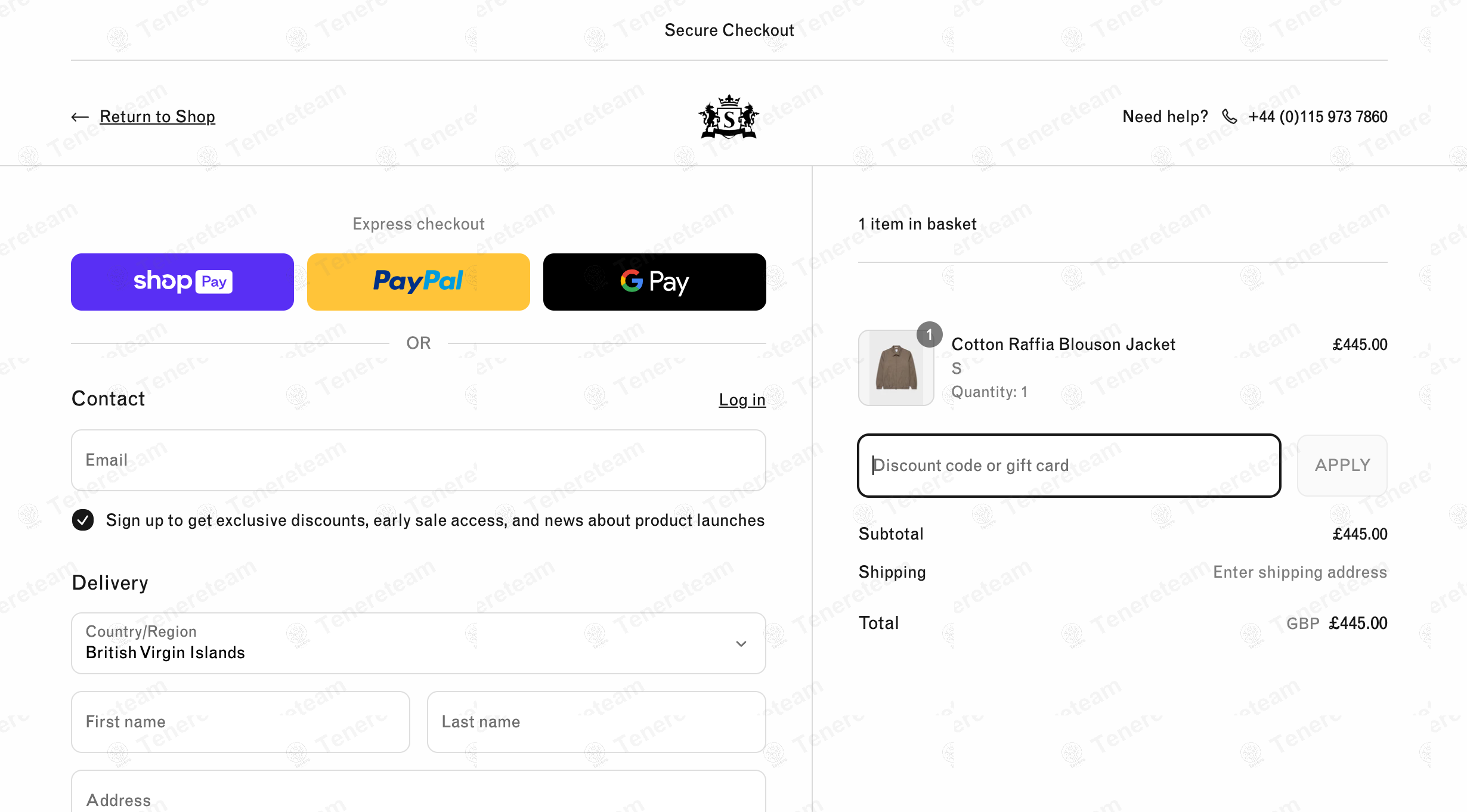 Sunspel apply coupon code