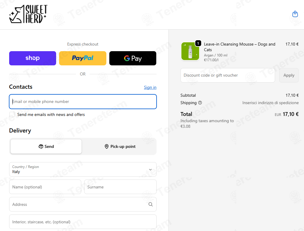 Sweet Herd apply coupon code