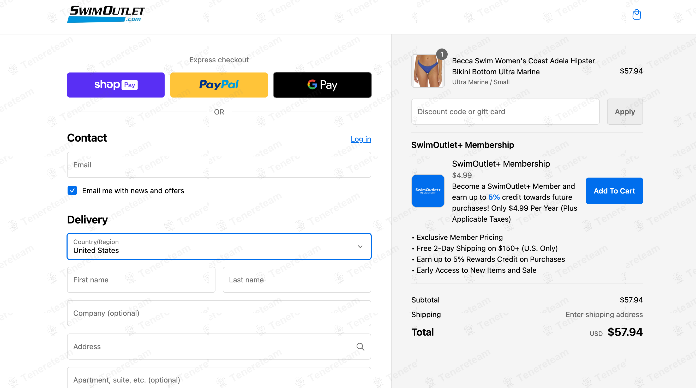 SwimOutlet apply coupon code