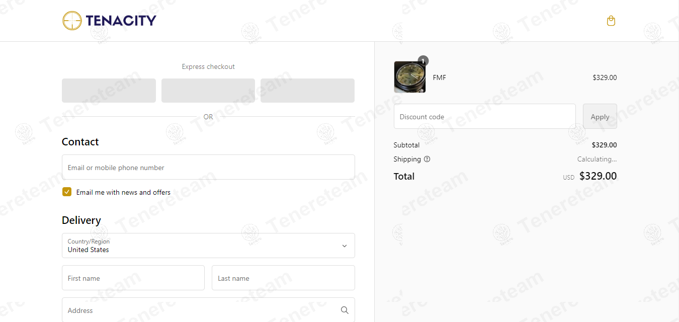 Tenacity Watches apply coupon code