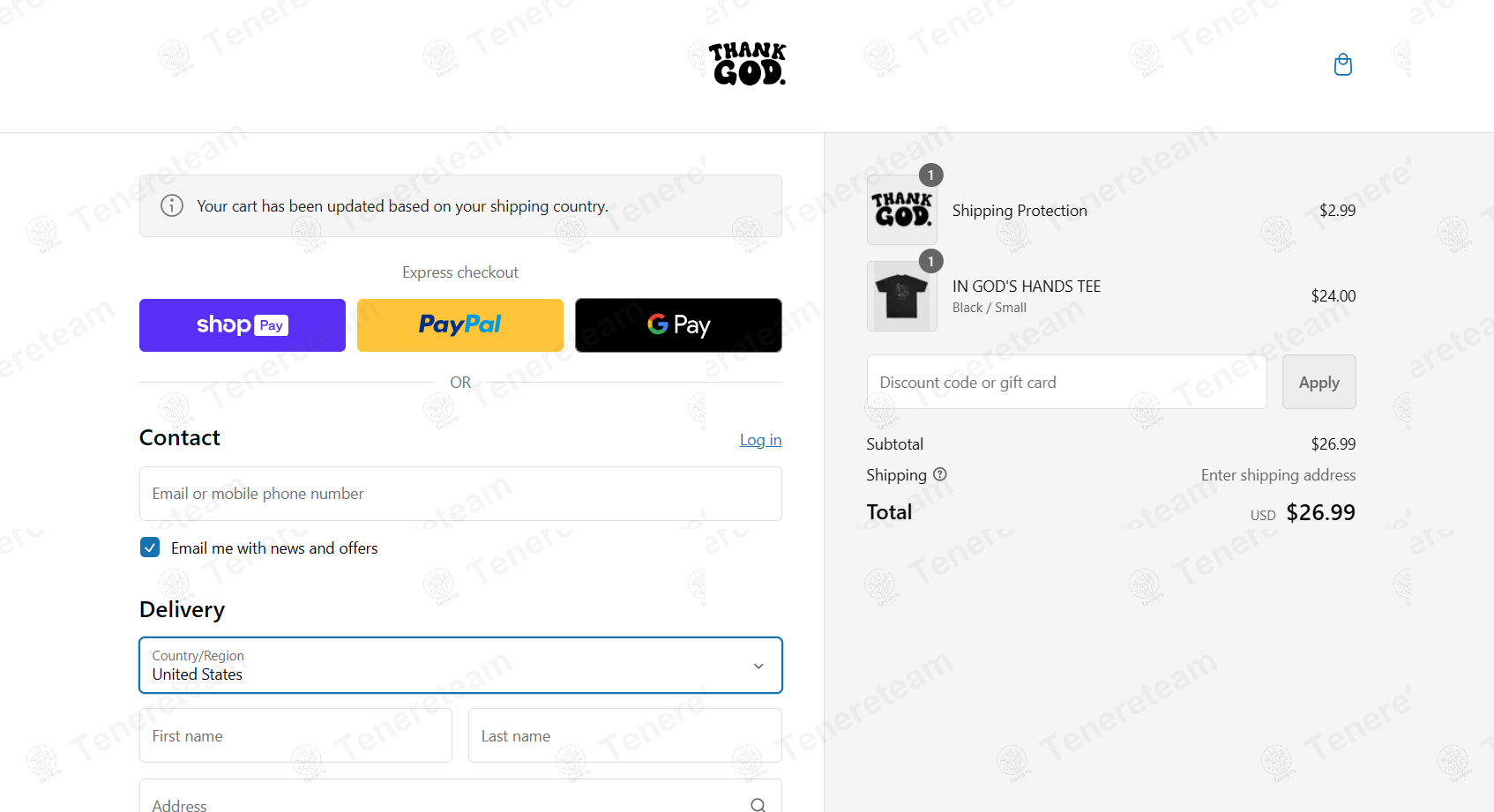 Oh My God Tee Coupon Code