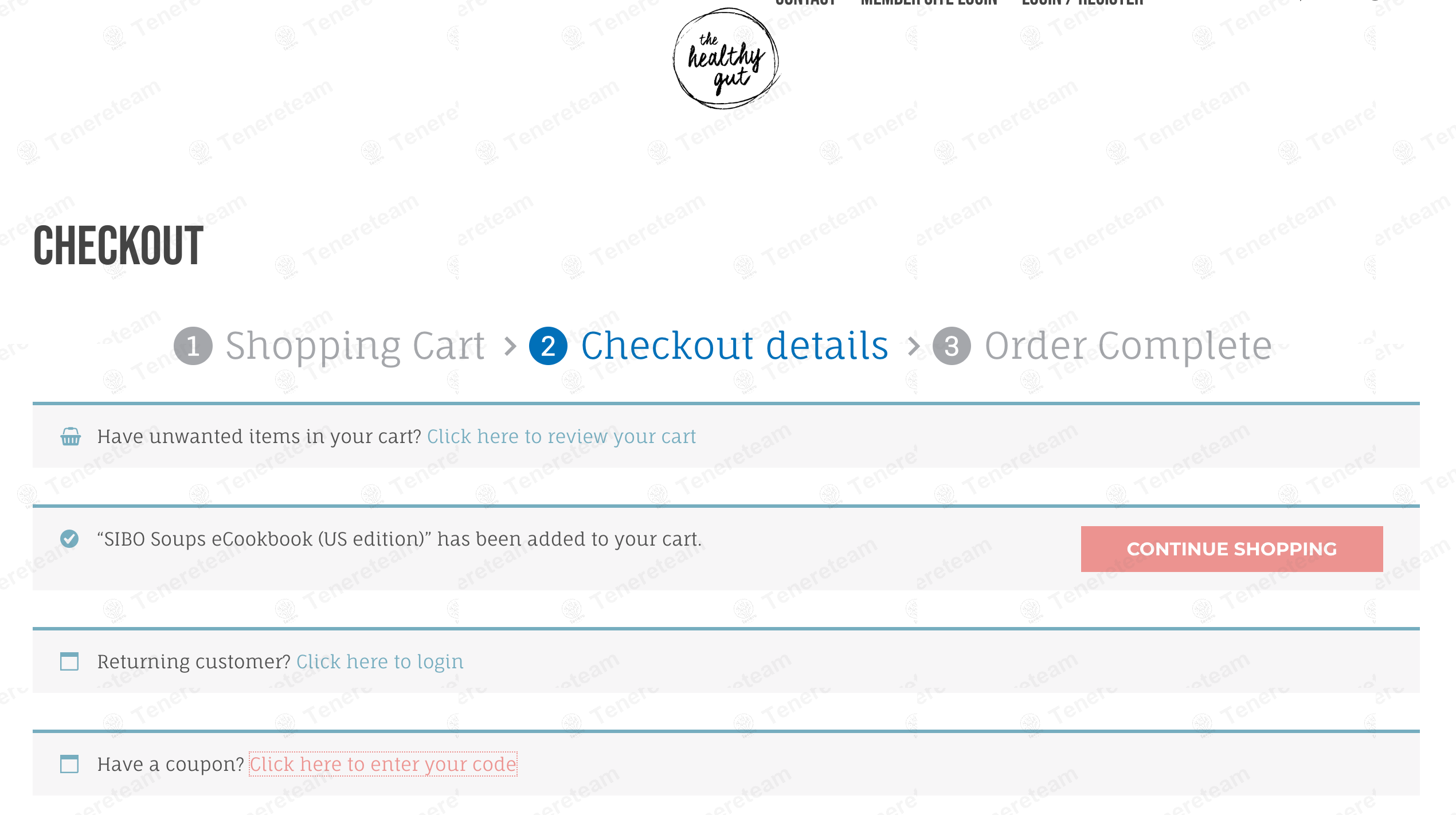 The Healthy Gut apply coupon code