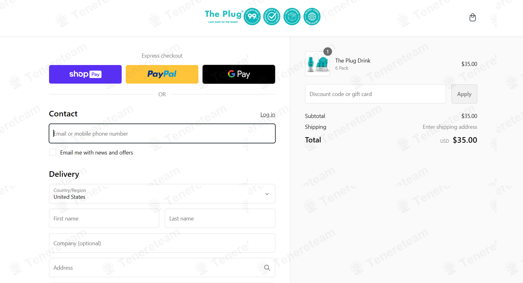 The Plug Drink apply coupon code