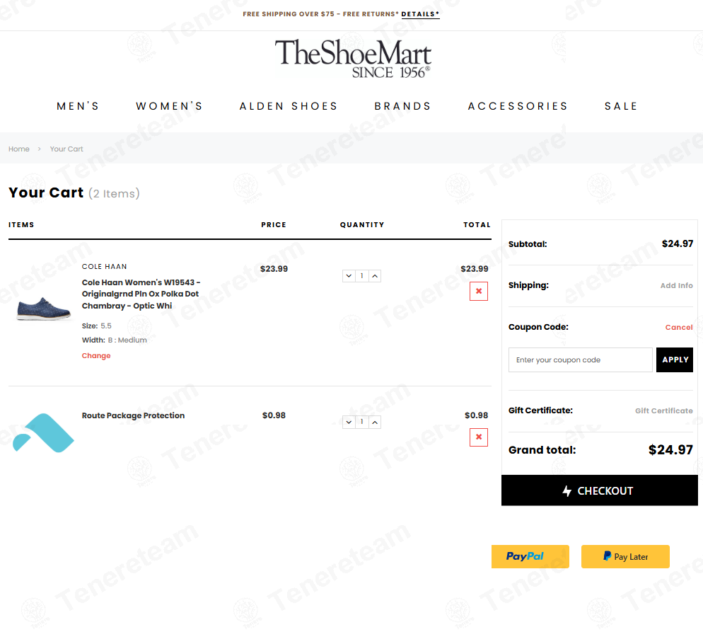 The Shoe Mart apply coupon code