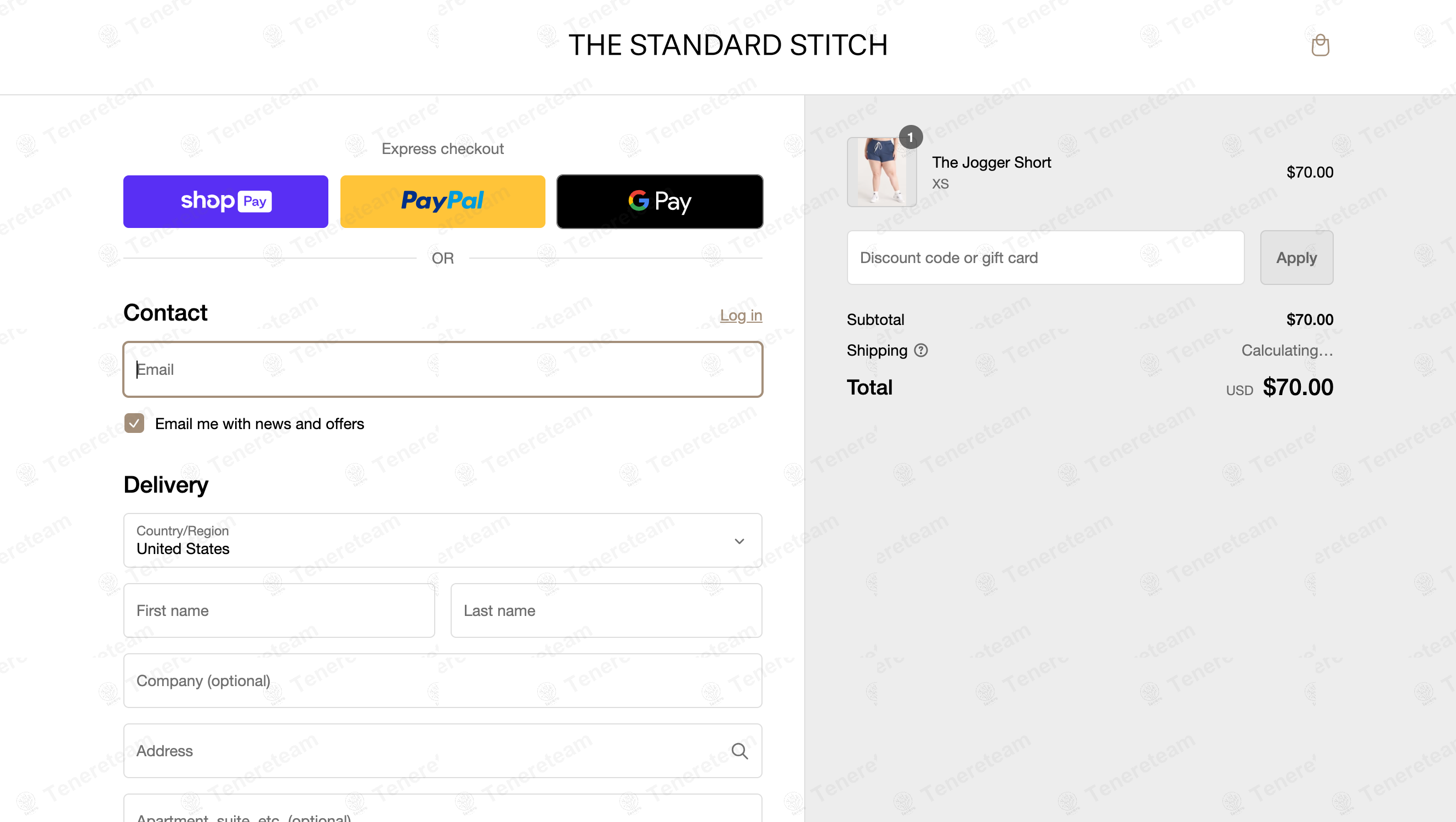 The Standard Stitch apply coupon code