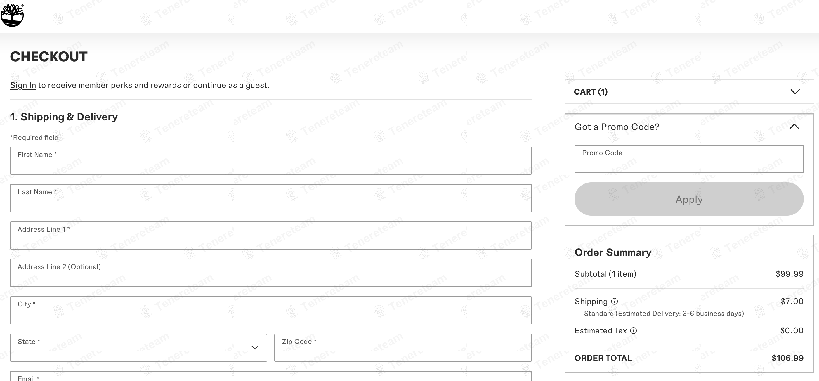 Timberland Australia apply coupon code