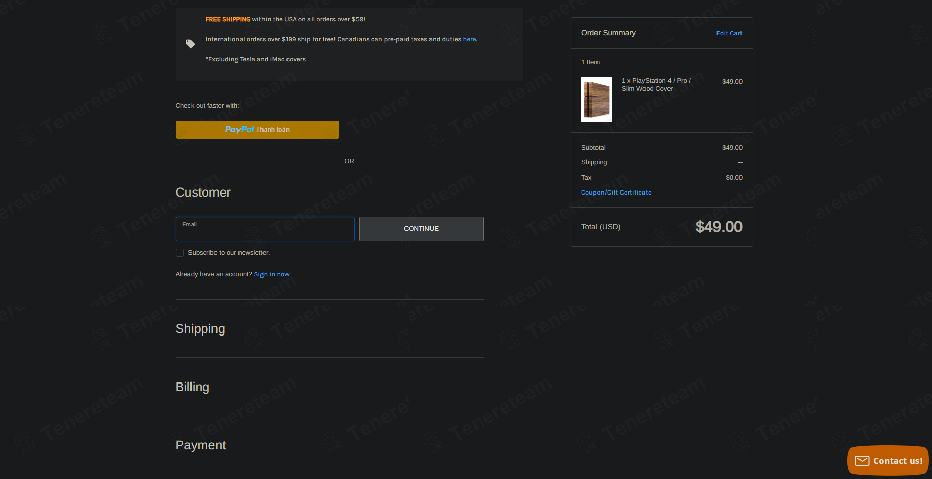 Toast apply coupon code