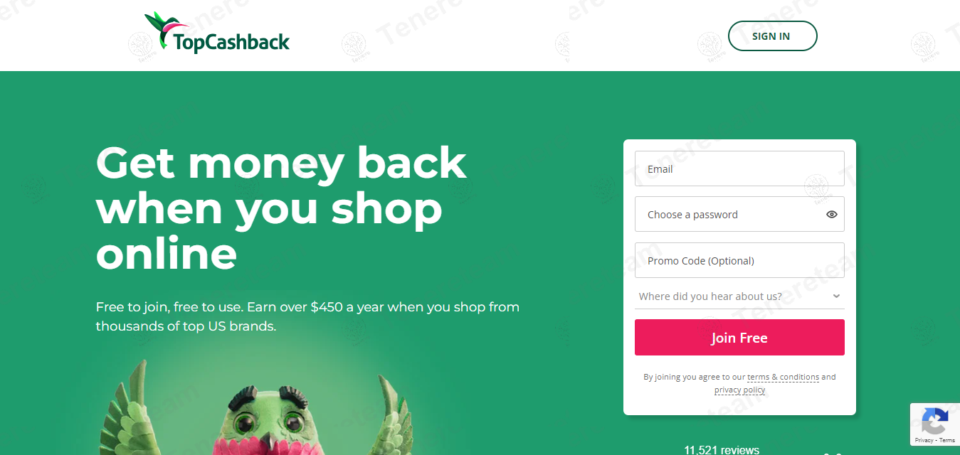 TopCashback apply coupon code