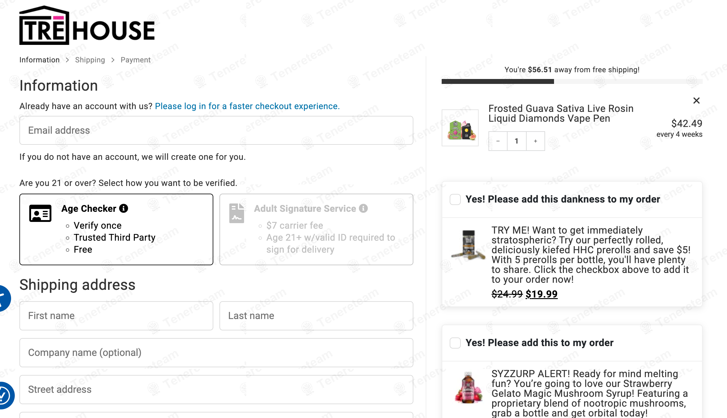 TRE House apply coupon code