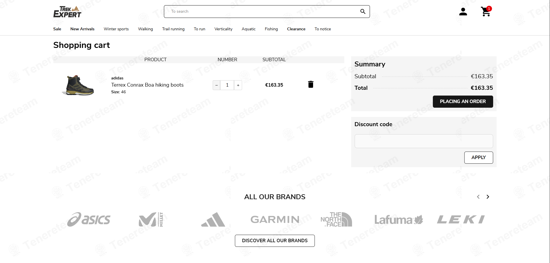 Trek Expert NL apply coupon code